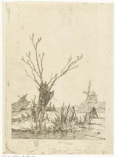 Winterlandschap door David Bles