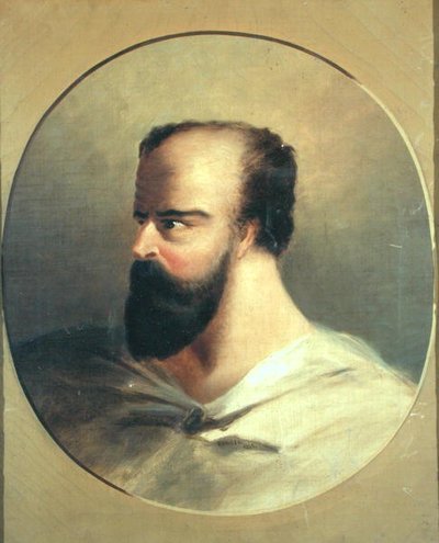 Portret van een man door David Bustill Bowser
