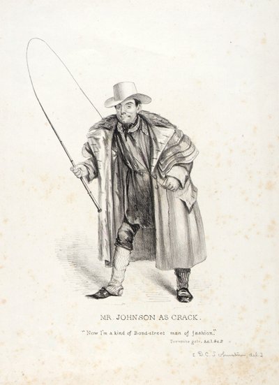 Mr. Johnson als Crack door David Claypoole Johnston