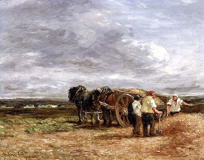Kiezelstenen Vervoeren door David Cox