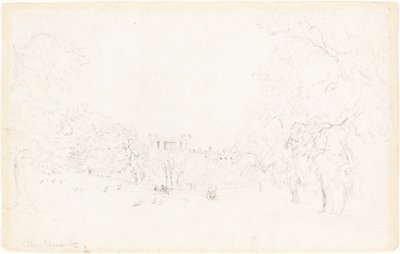 Chatsworth [recto] door David Cox