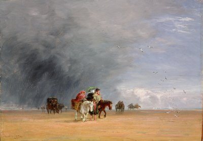 De zandoversteek, 1848 door David Cox
