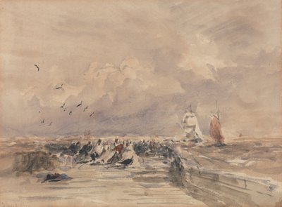 Dieppe Pier, Stijve bries door David Cox
