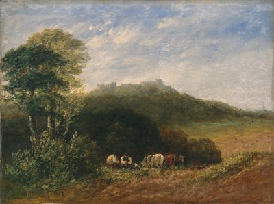 Kasteel Dudley; 1853 door David Cox