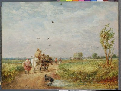 Op Weg naar het Hooi door David Cox