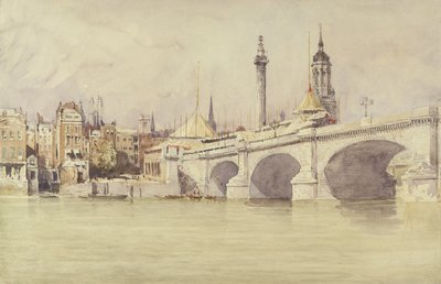Londen Brug, 1831 door David Cox
