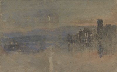 Landschap bij Maanlicht door David Cox