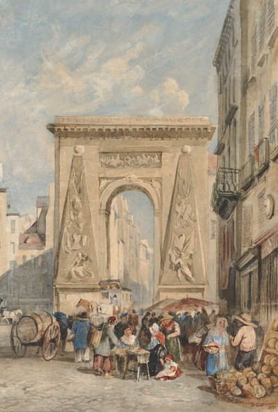 Porte Saint Denis, Parijs door David Cox