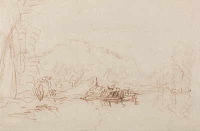 Rivier Scène door David Cox
