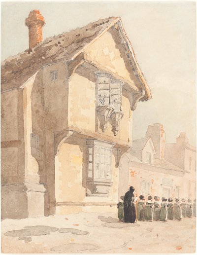 De schoolwandeling door David Cox