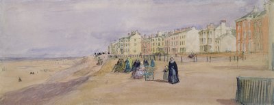 De Zeefront in Blackpool door David Cox