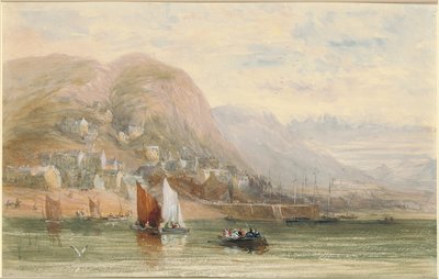 Zicht op Barmouth, Noord-Wales door David Cox