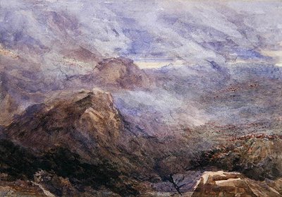 Welsh Schets - Brandende Varens door David Cox