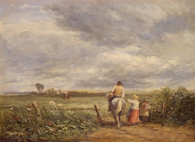 Naar het Hooi Veld, 1853 door David Cox the elder
