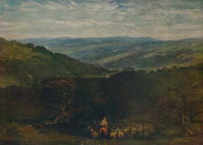 In het park, Bolton Bridge, ca. 1852 door David Cox the elder