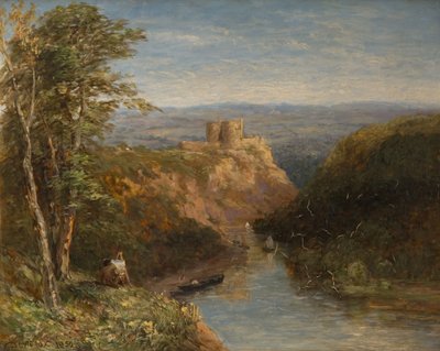 Kilgerran Kasteel, Pembrokeshire door David Cox the elder
