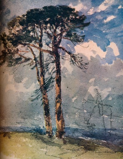 Schotse dennen door David Cox the elder