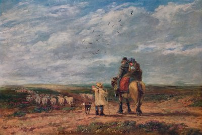 De Kruisweg, 1850 door David Cox the elder