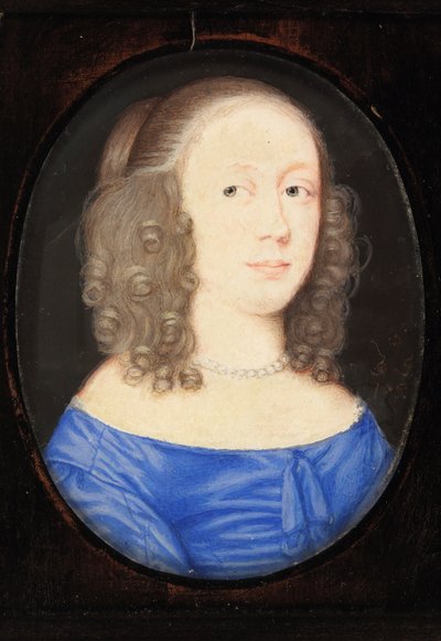 Een dame genaamd Elizabeth Vere, gravin van Clare, 1653 door David Des Granges