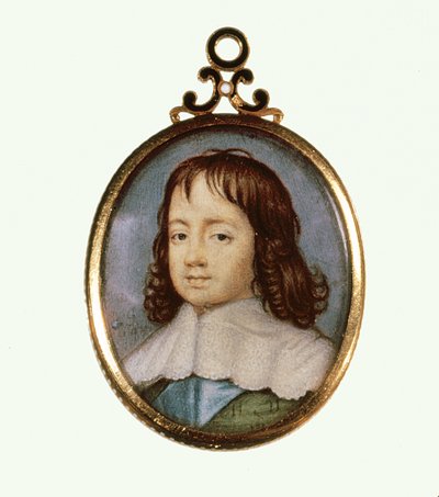 Karel II als jongen door David Des Granges