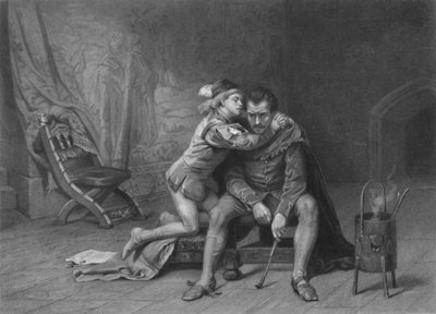 Prins Arthur en Hubert Koning Jan, ca. 1870 door David Desvachez