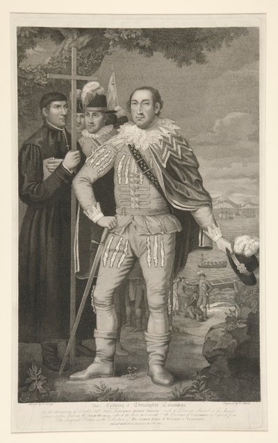 De Landing van Christoffel Columbus door David Edwin
