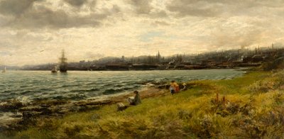 Dundee vanaf Harecraigs door David Farquharson