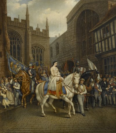Lady Godiva-processie, Coventry, 1867 door David Gee