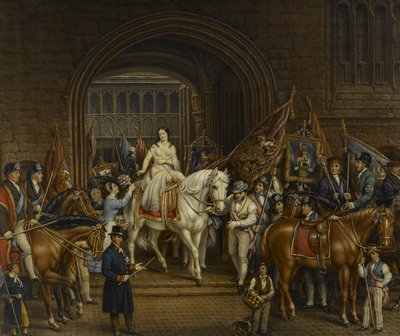 Lady Godiva-processie van 1829, 1867 door David Gee