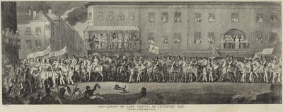 Processie van Lady Godiva op Coventry Fair door David Gee