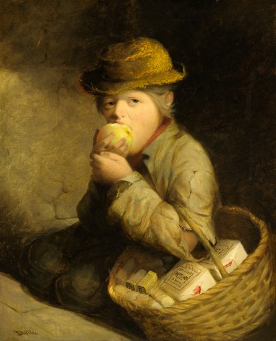 Een Lucifersverkoper, ca. 1859 door David Gilmour Blythe