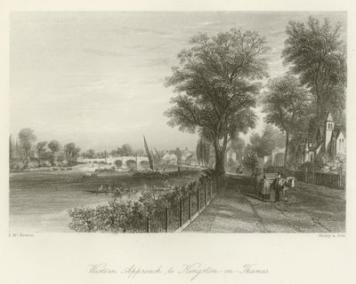Westelijke Toegang tot Kingston-on-Thames door David Hall McKewan