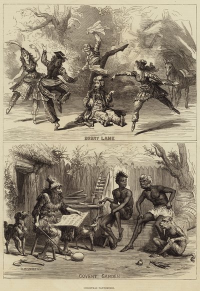 Kerstpantomimes door David Henry Friston