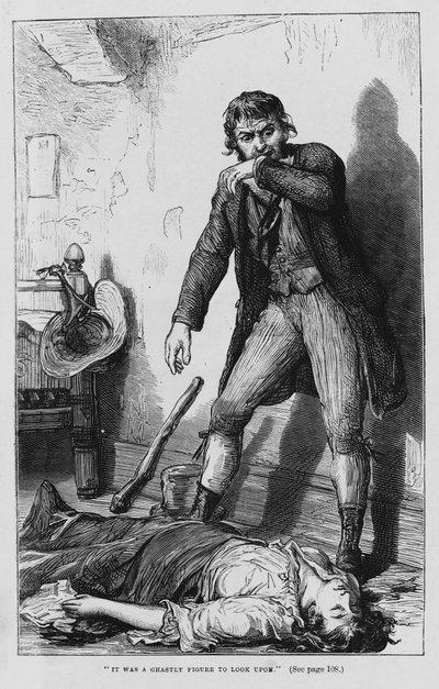 Illustratie voor Oliver Twist door Charles Dickens door David Henry Friston