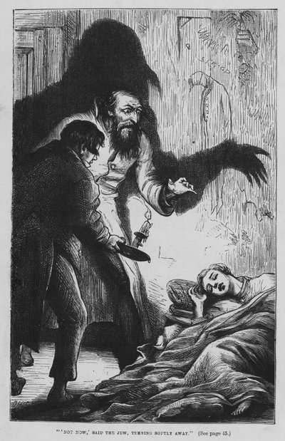 Illustratie voor Oliver Twist door Charles Dickens door David Henry Friston