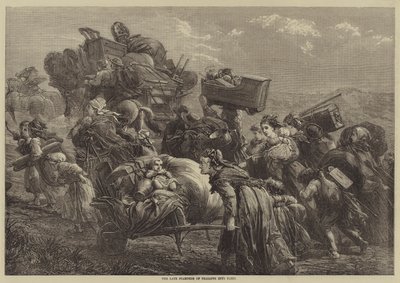 De recente vlucht van boeren naar Parijs door David Henry Friston