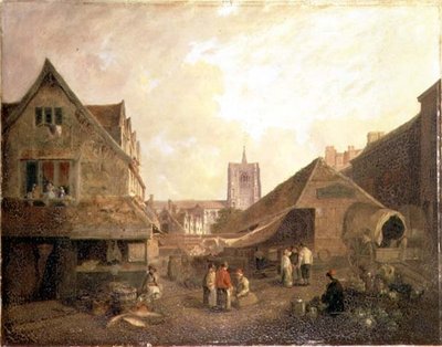 Oude vismarkt, Norwich door David Hodgson