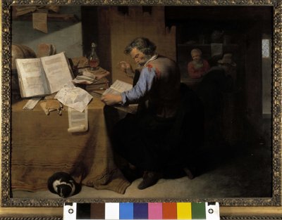 De alchemist van David Richaert de jonge door David III Ryckaert