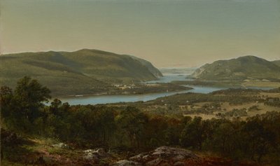 Uitzicht vanaf Garrison, West Point, New York door David Johnson