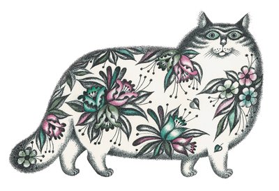 Wandelende kat door David Khaikin