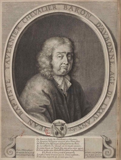 Portret van Jean-Baptiste Tavernier (1605-1689) door David Klöcker Ehrenstrahl