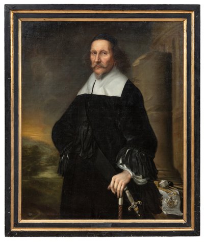 Georg Stiernhielm (1598-1672), nationaal antiquaris, nationaal archivaris en dichter, 1663 door David Klöcker Ehrenstrahl