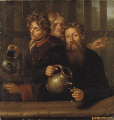 De badmeester van Medevi en zijn zonen, 1686 door David Klöcker Ehrenstrahl