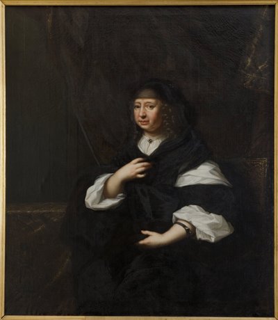Portret van Prinses Marie Elisabeth van Saksen (1610-1684), Hertogin van Holstein-Gottorp door David Klöcker Ehrenstrahl