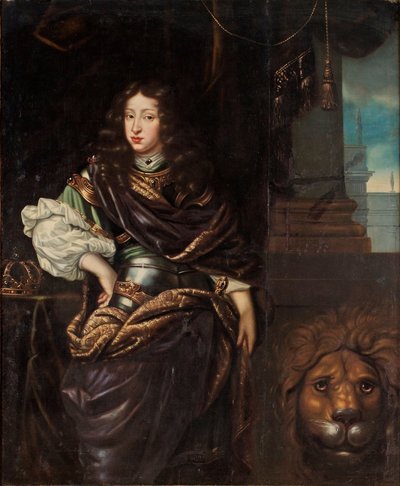 Portret van Karel XI van Zweden 1655-1697 door David Klöcker Ehrenstrahl