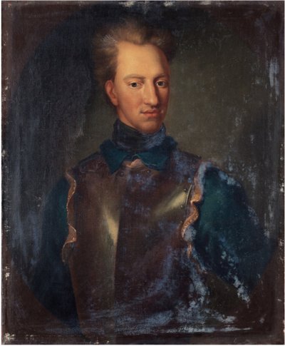 Portret van koning Karel XII van Zweden 1682-1718 door David Krafft von