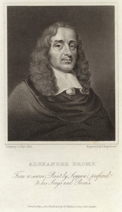 Alexander Brome - Engelse dichter door David Loggan