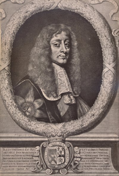 James Butler, 1e Hertog van Ormonde, Engelse staatsman en royalistische soldaat, 17e eeuw 1894 door David Loggan