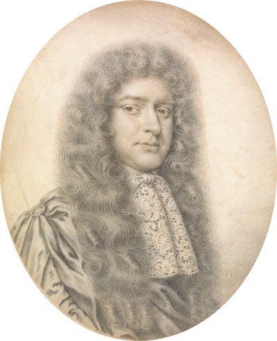 Portret van een heer door David Loggan