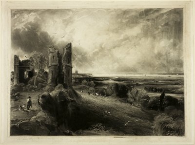 Hadleigh Castle bij de Nore door David Lucas
